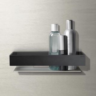 Корзинка для душевых принадлежностей Keuco Edition  11158130000 хром черный шлифованный