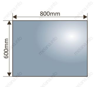 Зеркало с LED-подсветкой Melana MLN-LED091 80см