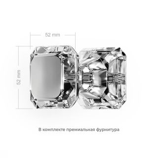 Душевая перегородка RGW WA-054 (WA-010 + Z-072) 351005403-11 100 см хром