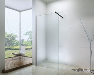 Душевая перегородка Berges Sky Black 100см чёрный матовый 064010