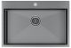 Мойка кухонная Paulmark Kroner PM217551-GM воронёная сталь