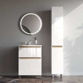 Тумба под раковину AM.PM X-Joy M85A-FSX0602WG-WCC0602WG белый 60 см