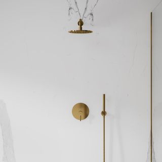 Встраиваемый смеситель для душа Omnires Y золото Y1235GL