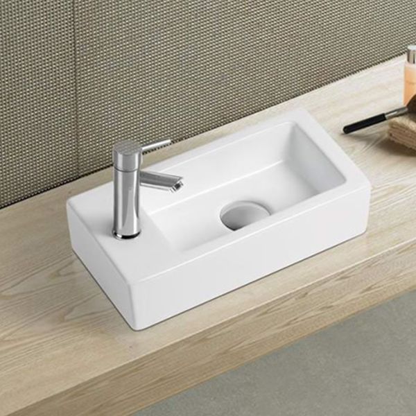 Накладная раковина Melana 7782-805 36см белый