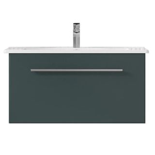 Тумба под раковину подвесная Velvex Posse tp.POS.OSK.85.1Y верде, 85 см