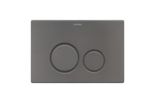 Кнопка смыва Boheme 649-GM оружейная сталь