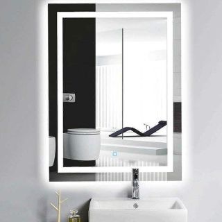 Зеркало с подсветкой Gappo G601 60 см сенсорный выключатель