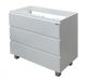 Напольная тумба под раковину Эстет Bali New ФР-00009968 90см три ящика белый