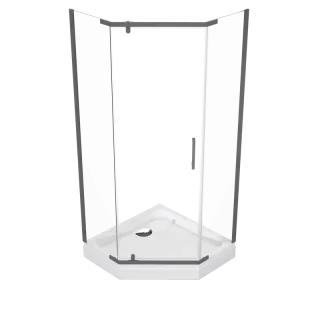 Душевой уголок Triton Дека -Графит Щ0000073926 100x100 см профиль графит стекло прозрачное