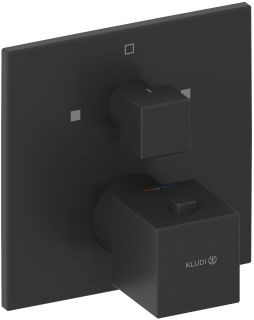 Термостат для ванны Kludi Decus 548103975 чёрный матовый