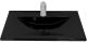 Мебельная раковина Stella Polar Корвет 65см чёрный металлик SP-00000903