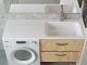 Раковина над стиральной машиной Madera Kamilla правая 130см белый 4627173210584