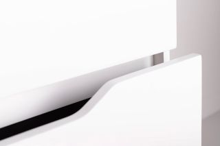 Orange Line Li-60Tuw+Ra тумба с раковиной подвесная, белый матовый