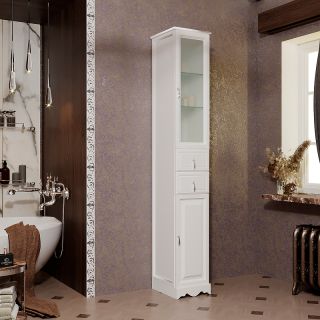 Шкаф-колонна Opadiris Риспекто 30 R 00-00005833 Белый