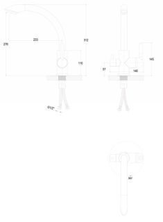 Смеситель для кухни Paulmark Essen Es213001-328 бежевый