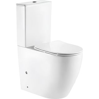 Унитаз CeramaLux 1289A с бачком и сиденьем Микролифт