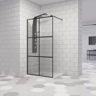 Душевая перегородка RGW Walk In WA-111B 90см чёрный 411011109-84