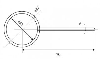 Встраиваемый дозатор для жидкого мыла Paini 53CRDISPABS хром