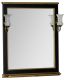 Зеркало Aquanet Валенса 180293 80 см чёрный краколет/золото