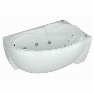 Акриловая ванна Aquatek Бетта BET170-0000009 170х97 см правая с фронтальным экраном и гидромассажем сборно-разборный сварной каркас