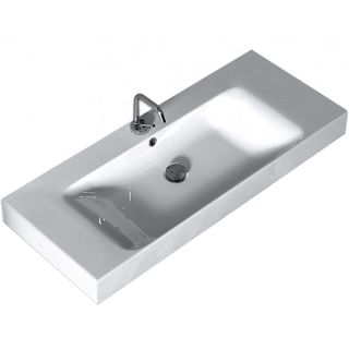 Раковина Kerasan Cento 355001*1 Белая 100 см