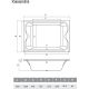 Акриловая ванна Vayer Kasandra 195x135 Гл000025030 без гидромассажа