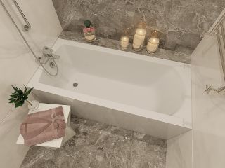 Акриловая ванна Vayer Milana 190x80 Гл000025934 без гидромассажа