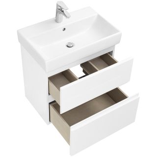 Тумба под раковину Roca Oleta 857639806 56.4 см Белый глянец