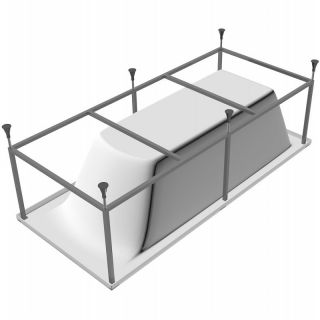Каркас для ванны Vayer Milana 175x70 Гл000024274 Серый