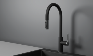 Смеситель для кухни Granula 8168, ШВАРЦ Шварц