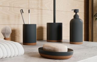 Стакан для зубных щеток WasserKRAFT Lopau K-3328 Серый