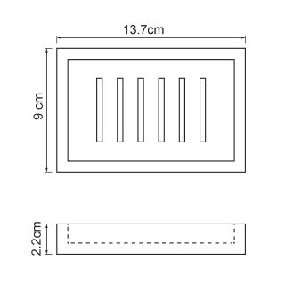 Мыльница WasserKRAFT K-3729 черный