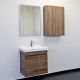 Тумба с раковиной Comforty Осло 00-00011149 60 см Дуб темно-коричневый