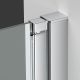 Душевая дверь Vincea Alpha 60 VDP-3AL600MT профиль Хром стекло текстурное