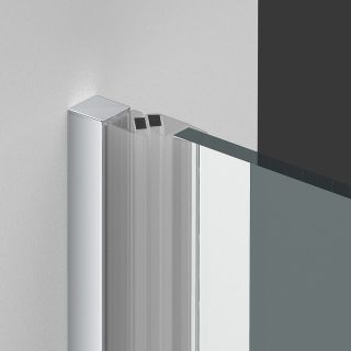 Душевая дверь Vincea Alpha 65 VDP-3AL650MT профиль Хром стекло текстурное