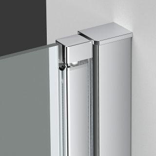 Душевая дверь Vincea Alpha 80 VDP-3AL800CL профиль Хром стекло прозрачное