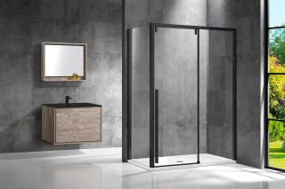 Душевой уголок Vincea Lugano VSR-1L9013CLB-1 130 x 90 см