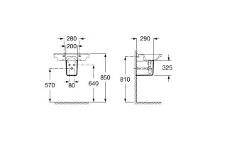 Полупьедестал Roca Debba 33799100Y