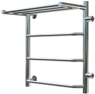 Водяной полотенцесушитель Тругор Браво ПМ 1 П 50x60x40см с полкой правый хром Браво1/ПМ506040Пправ