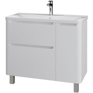 Тумба напольная под раковину Grossman ADEL-1010002-100см белая