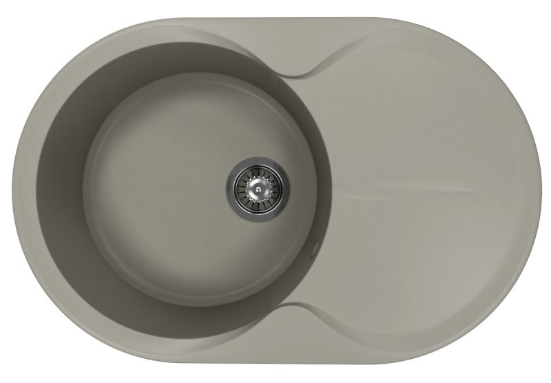 Кухонная мойка Florentina Лацио 780 серый шёлк