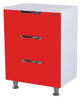 Тумба Bellezza Лагуна 60см красный 00000002428