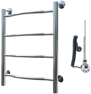 Электрический полотенцесушитель Тругор Лотос 1 60x50см хром Лотос1/элТЭН6050