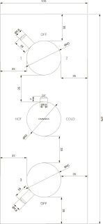 Встраиваемый смеситель для душа Omnires Y золото Y1238/KROGL