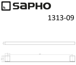 Полотенцедержатель Sapho Everest 60см хром 1313-09