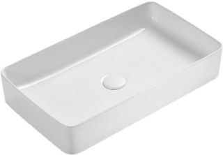 Раковина накладная SantiLine SL-1073 61см белый