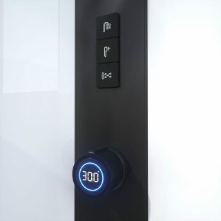 Душевая кабина Black and White Galaxy G8035 90x90 8035000 с гидромассажем