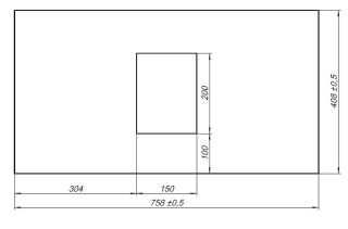 Столешница под раковину Allen Brau Priority 80 1.31010.G-S Серый структ