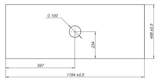 Столешница под раковину Allen Brau Fantasy 120 1.11011.M Мрамор