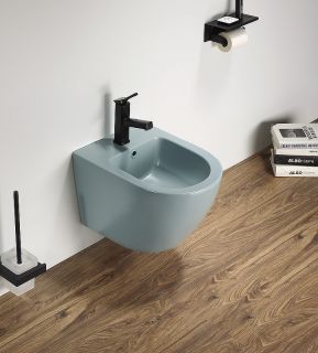 Биде CeramaLux В2342BDMLG подвесное Зеленое